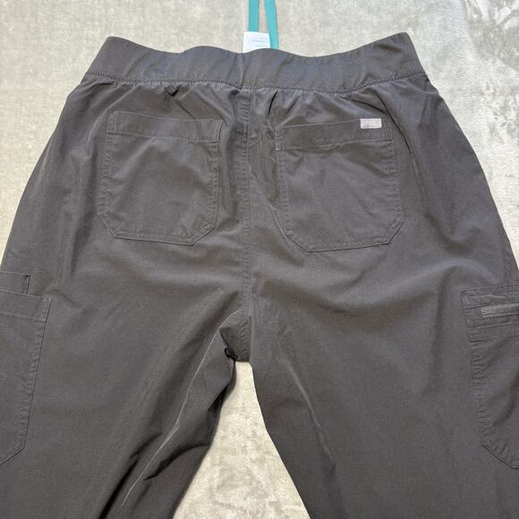 Figs Zamora Pants Women XL Black Classic Fit Drawstring Joggers Scrub - Picture 9 of 9